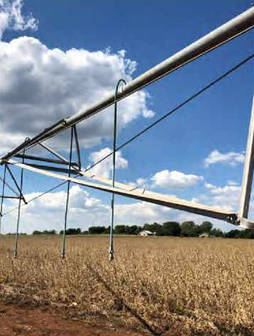 Centre pivot at the Rustenburg stand